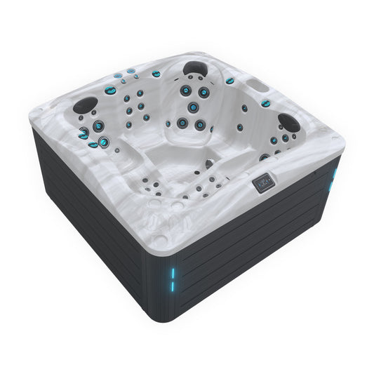 Canadian-made Thermēa L523 hot tub designed for deep relaxation and wellness