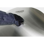 Lifting the stainless steel lid by its handle