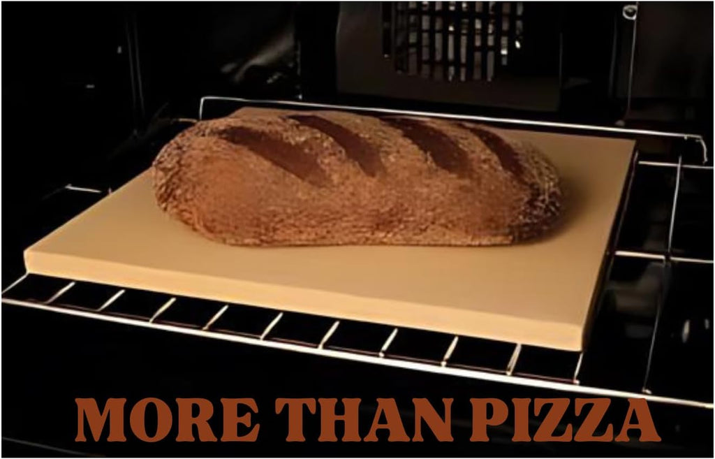 14"  Cordierite Pizza Stone – Includes Free Pizza Cutter