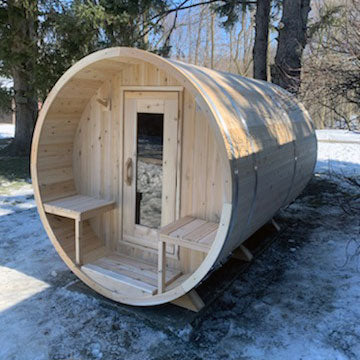 CT Serenity Barrel Sauna | Heater Included