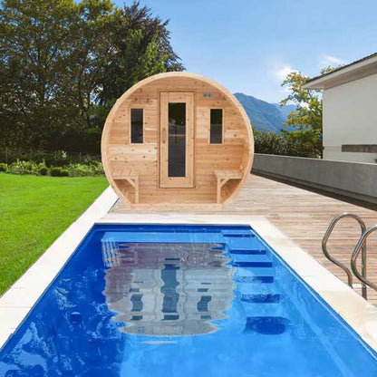 CT Elation Barrel Sauna | Heater Included