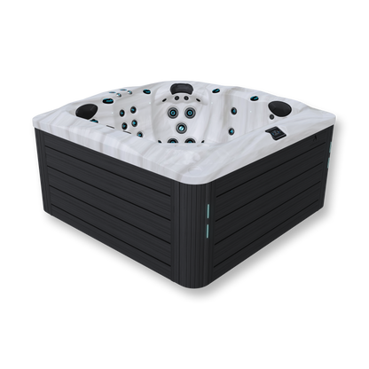 close-up of Thermēa L523 spa jets, designed for targeted hydrotherapy.