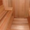 Barrel Sauna with Porch Package – Red Cedar (Heater Included)
