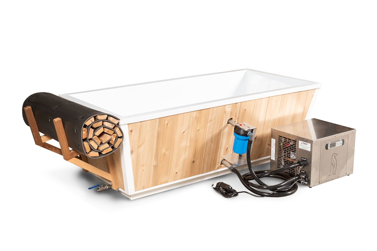 Premium Polar Plunge tub by Leisurecraft, handcrafted for home cold therapy recovery