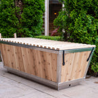 “Round Polar Plunge tub top view, ideal for cold therapy and recovery sessions